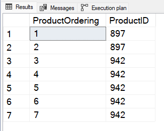 SQL ORDER BY windowing function example