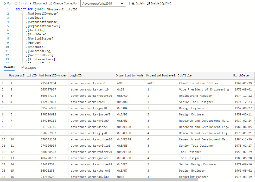 AzureDataStudioConnectionData