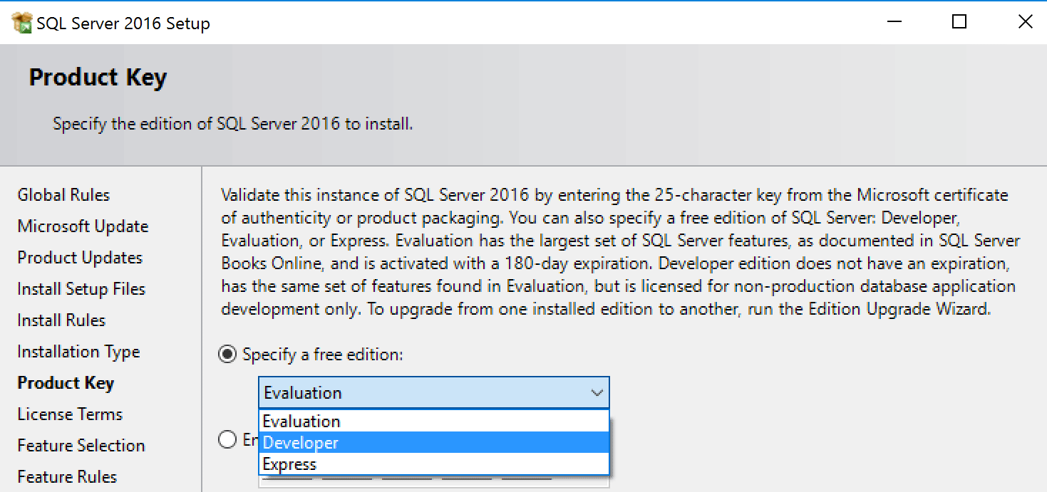 Magical Dialog that offers Developer Edition