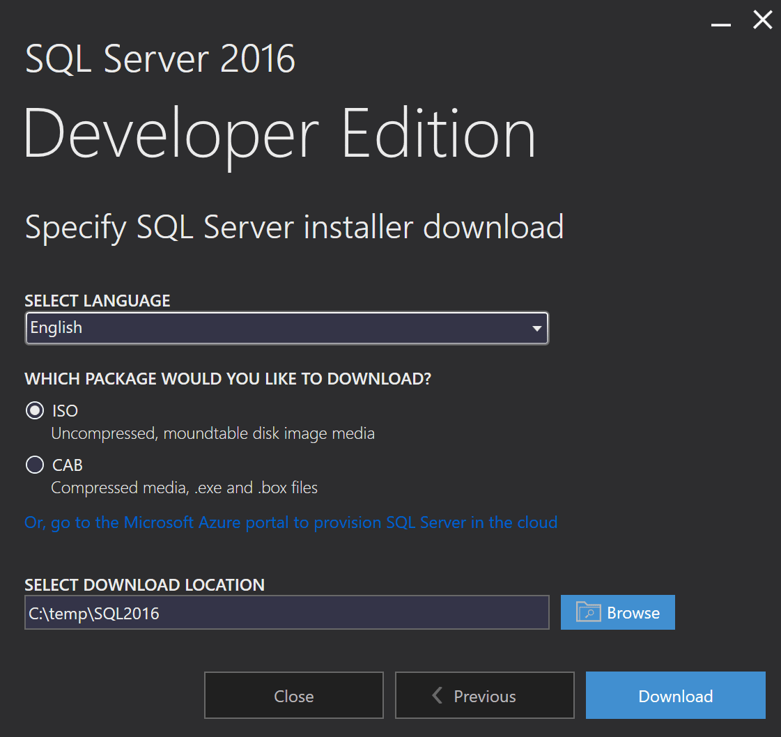 Basic Installer : Options