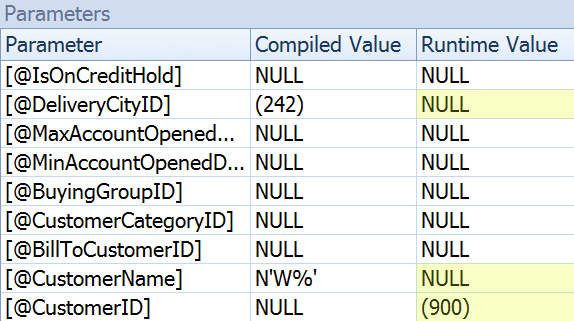 Parameters Tab 2