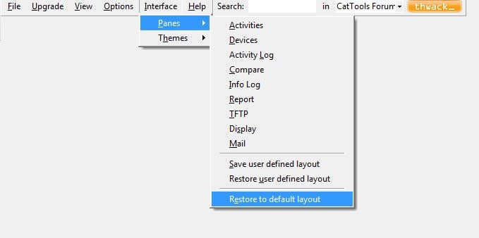 What to do if your CatTools console is blank. - THWACK