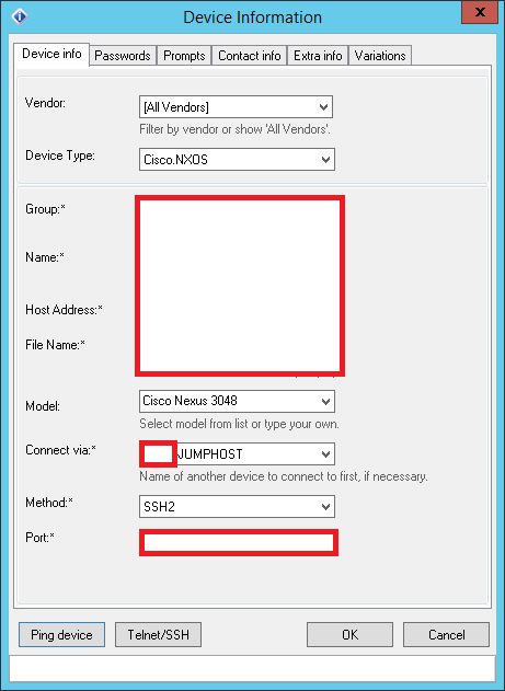 Cattools connect via Linux to Cisco Nexus (sending linux commands after ...