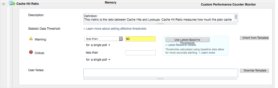 Cache hit ratio SQL - THWACK