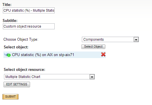 SAM 6.0 - Any way to make Multiple Object Chart dynamic like Custom ...