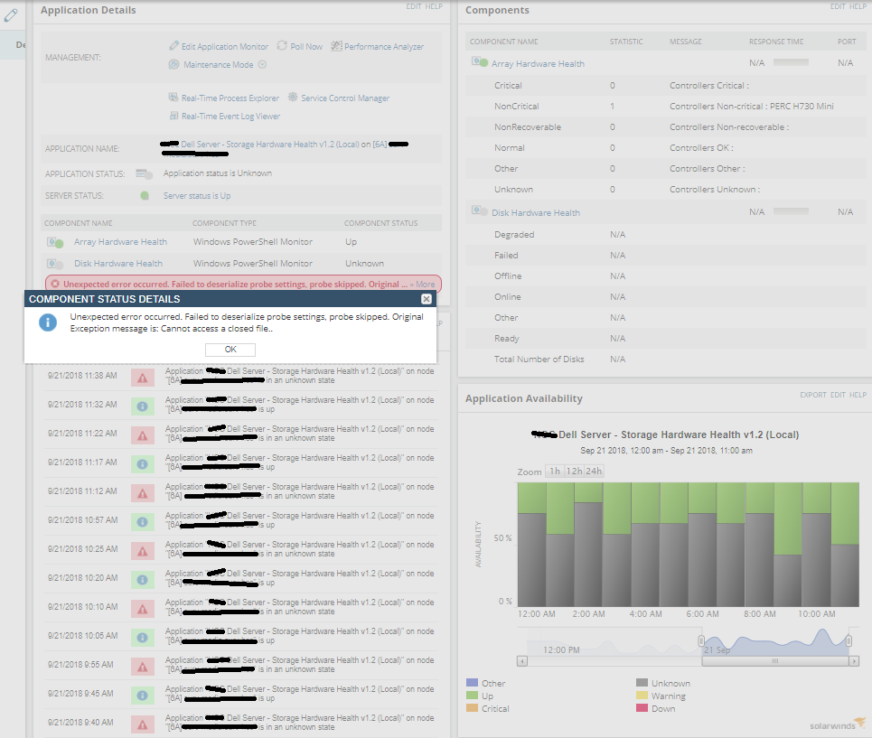Powershell Monitors Unknown, 
