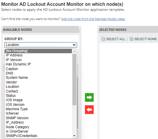 Creating Specific Server nodes group in Orion ? - THWACK
