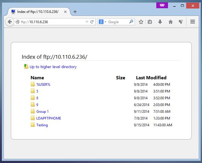 Serv-U & Browser FTP Behavior - THWACK