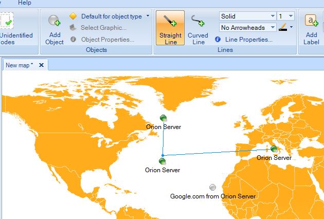 How to show link utilization between nested map (nested map child ...