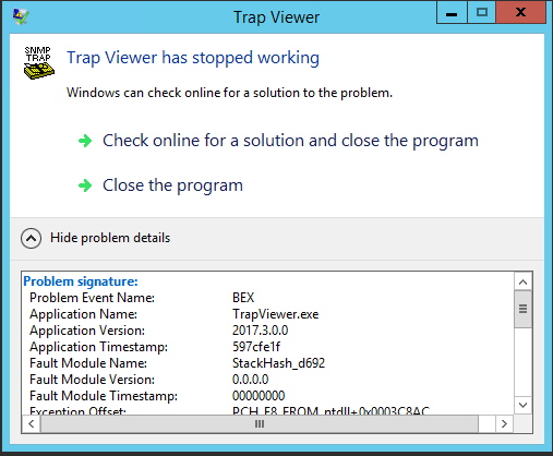Trap_Viewer_Stopped_Working.PNG