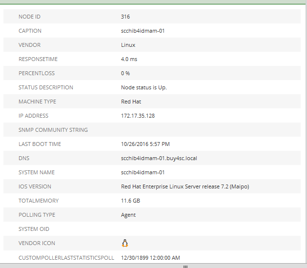 Solar Wind Linux Problem use solarwinds agent in linux server. - THWACK