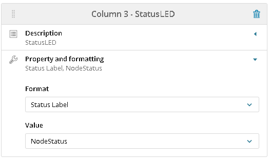 Icon Status Table Key Table Widget with Status Icon in Modern Dashboard - THWACK