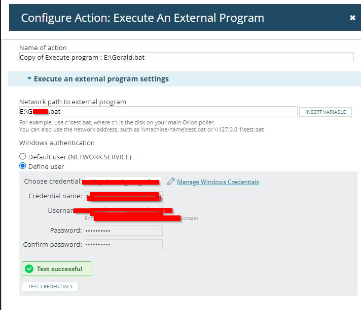 How to run power shell script or executable command for trigger action ...