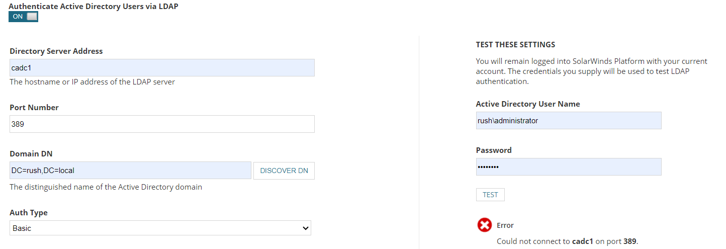Ad Configurations Advanced AD Settings - THWACK