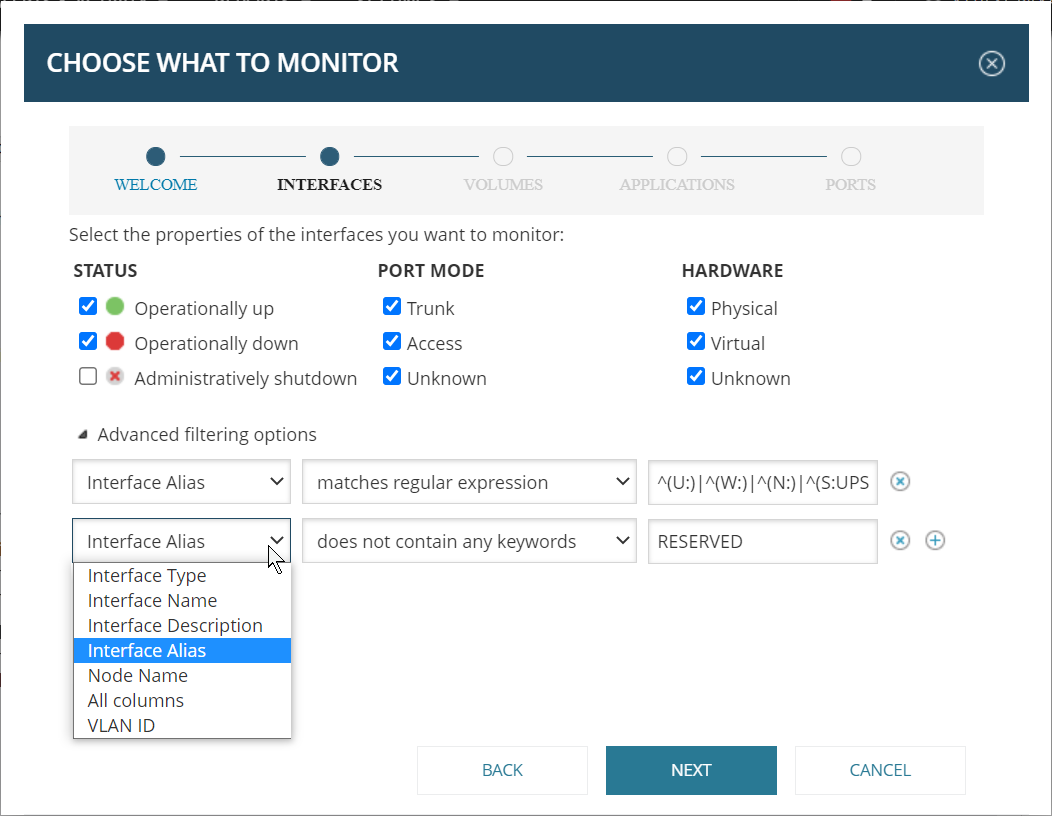 Interfacealias Feature request: Missing