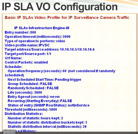 IP sla support for video and VTC - THWACK