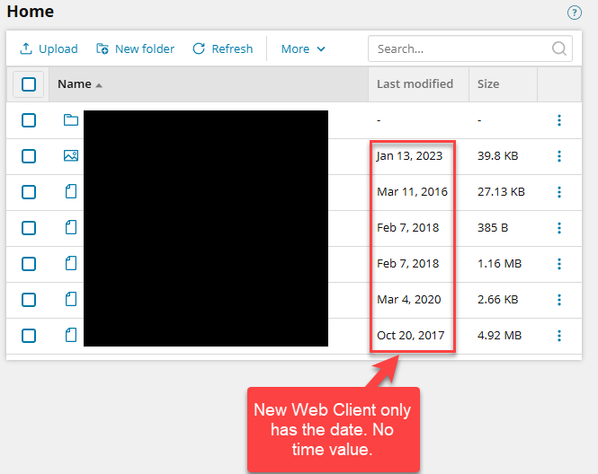 New Web Client