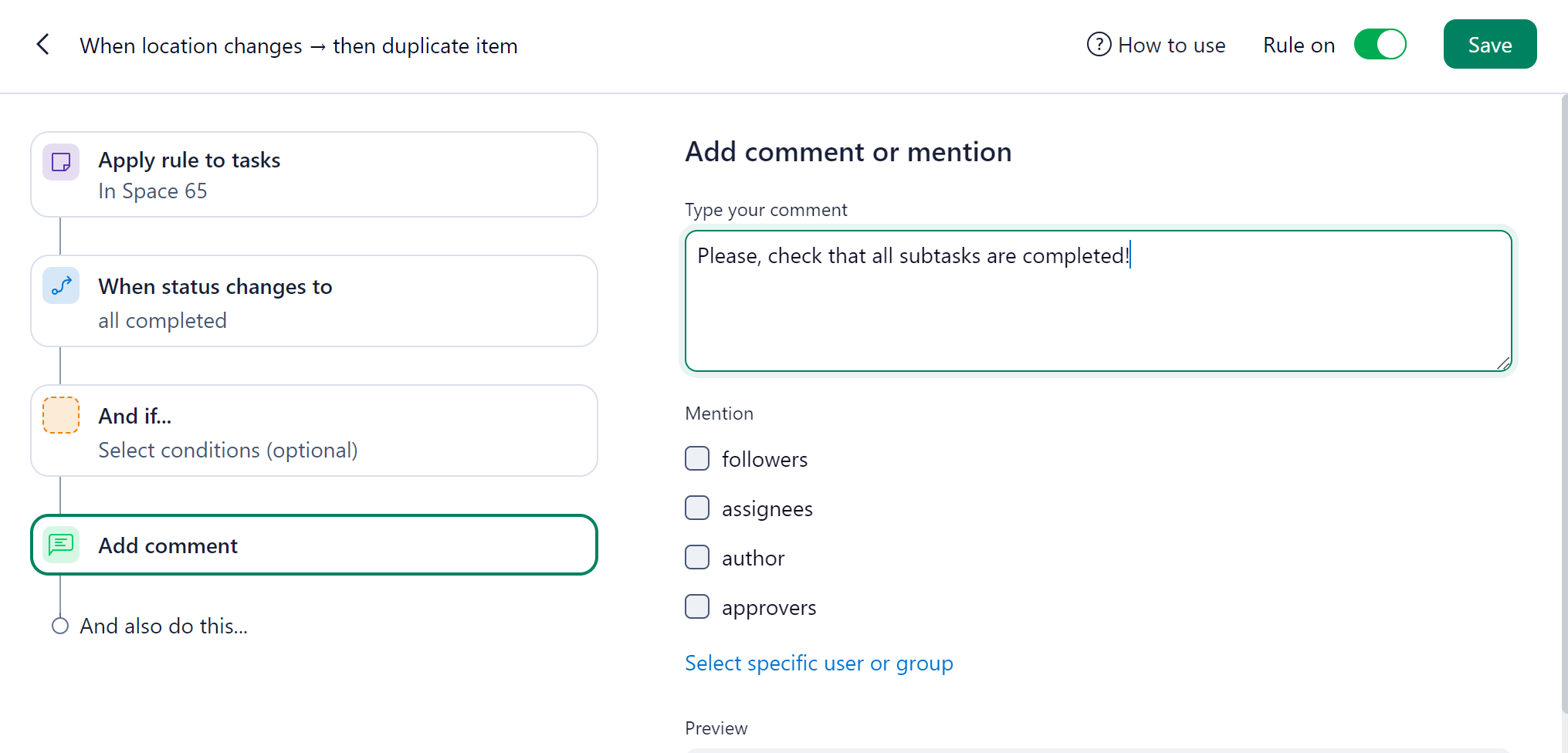 [Automation] Prevent Parent Task from changing status until a trigger ...