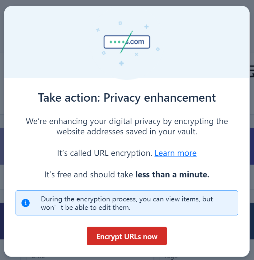 Lastpass Url Encryption Notifications URL Encryption can't be done - LastPass