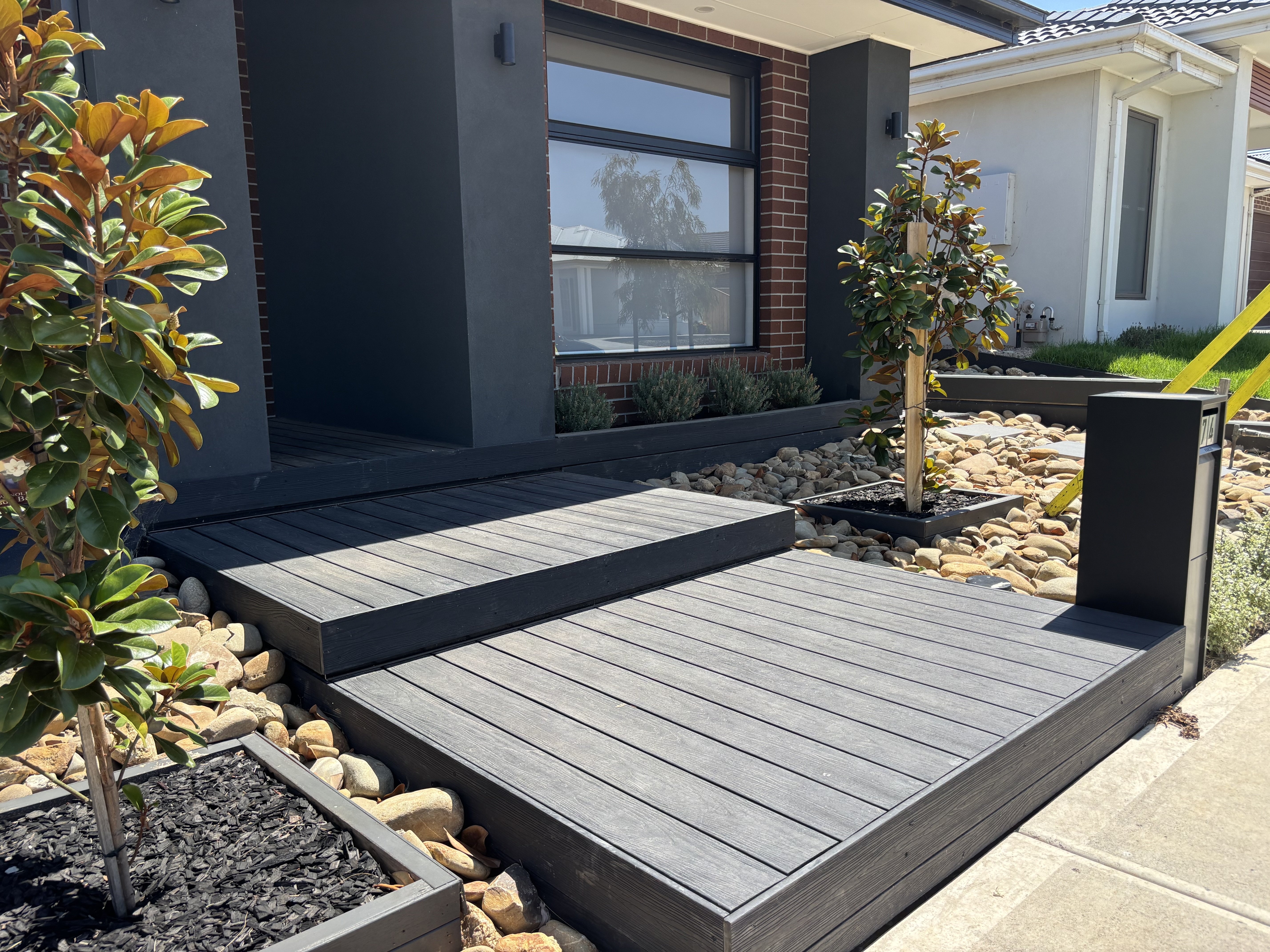 How to build a composite deck with steps? - Bunnings Workshop community