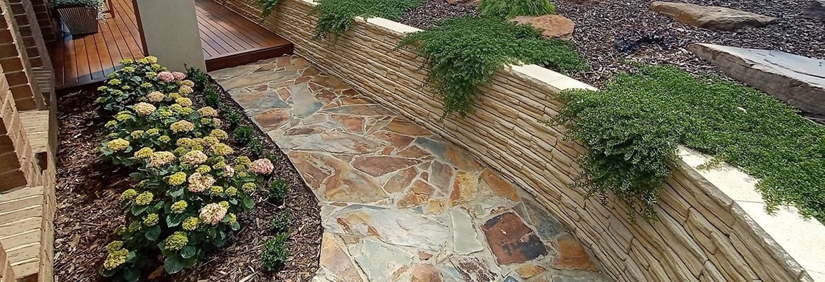 Crazy paved front path.jpg Crazy paved front path.jpg