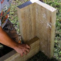 Step 3 - Position sleeper in corner align and secure.jpg Step 3 - Position sleeper in corner align and secure.jpg