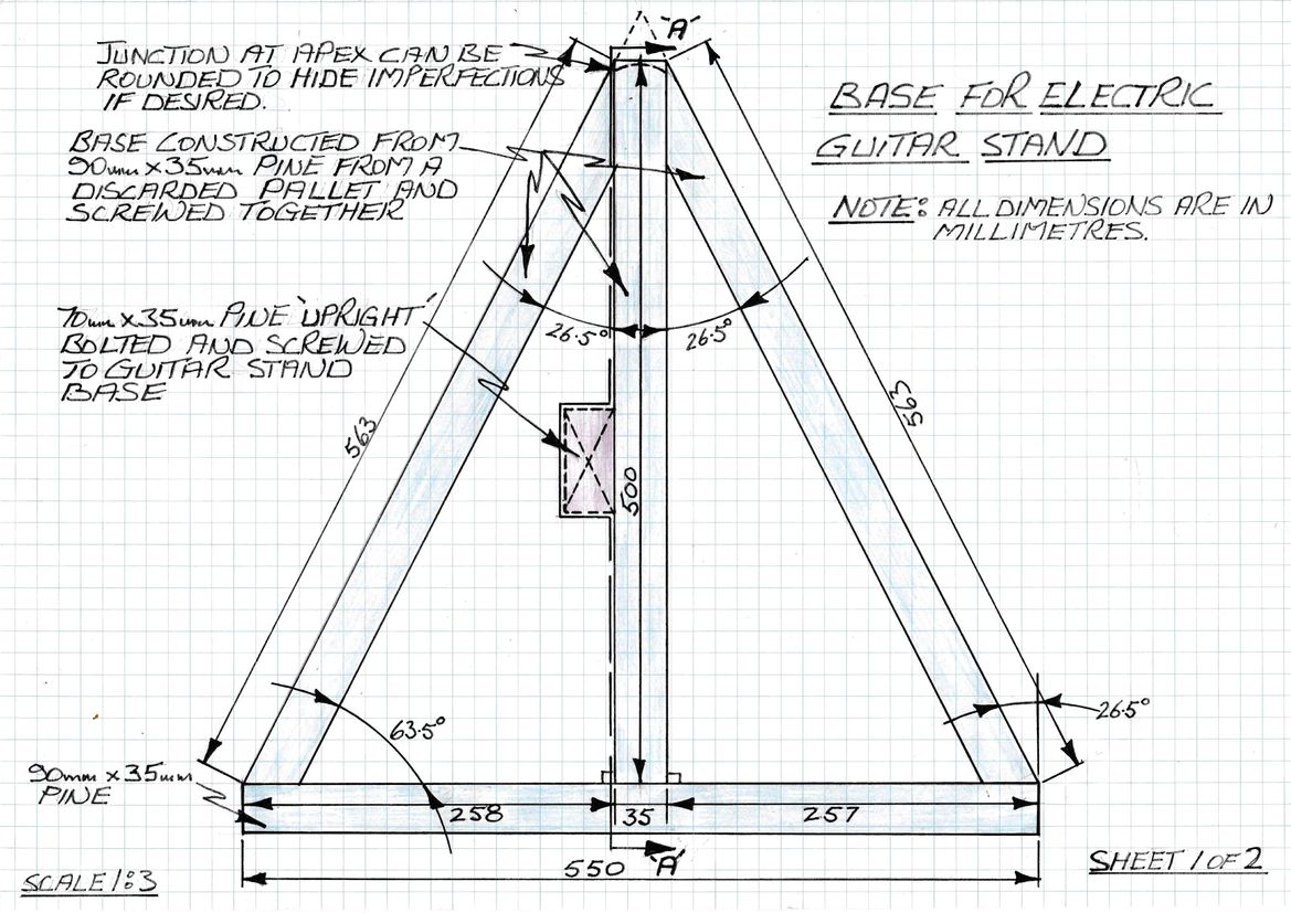 Plan view of base of guitar stand.jpg Plan view of base of guitar stand.jpg