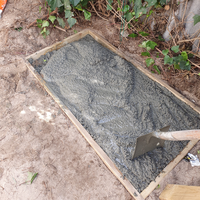 7.2 - Once all the concrete has been added roughly level it with your shovel.png 7.2 - Once all the concrete has been added roughly level it with your shovel.png