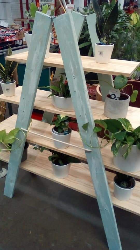 Recycled pallet ladder plant stand.jpg Recycled pallet ladder plant stand.jpg