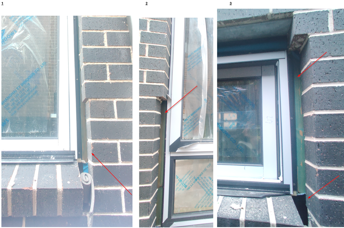 Are these windows gaps and uneven brick finishing acceptable ...