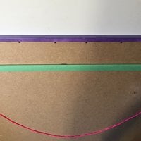 3.2 Attach tape level with your mark.jpg 3.2 Attach tape level with your mark.jpg