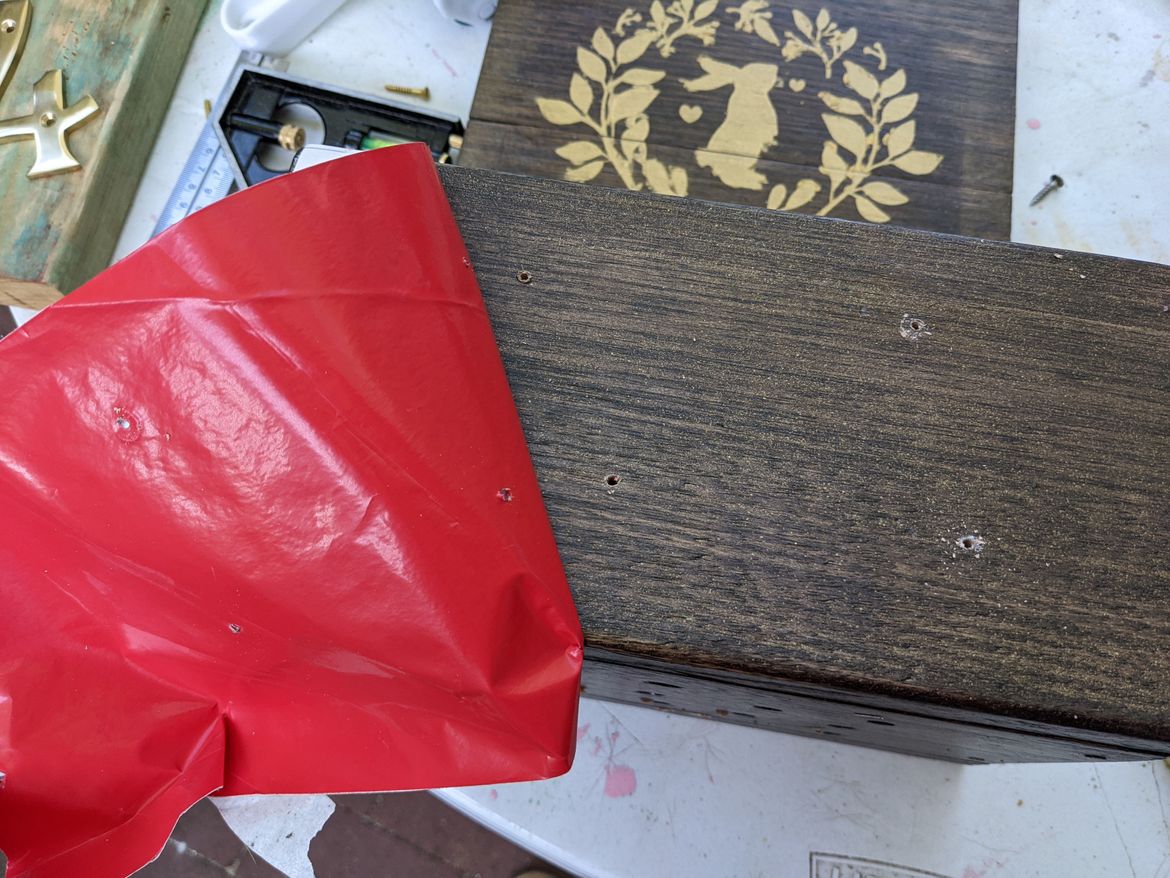 13B. Drilling the pilot Holes.jpg 13B. Drilling the pilot Holes.jpg