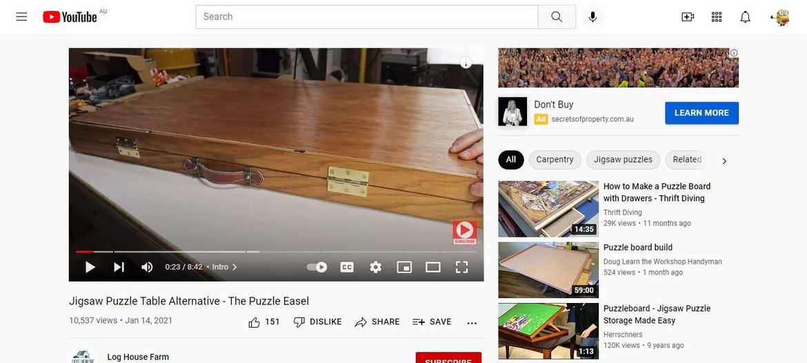 Jigsaw Puzzle Table Alternative - The Puzzle Easel - YouTube (2).jpg Jigsaw Puzzle Table Alternative - The Puzzle Easel - YouTube (2).jpg