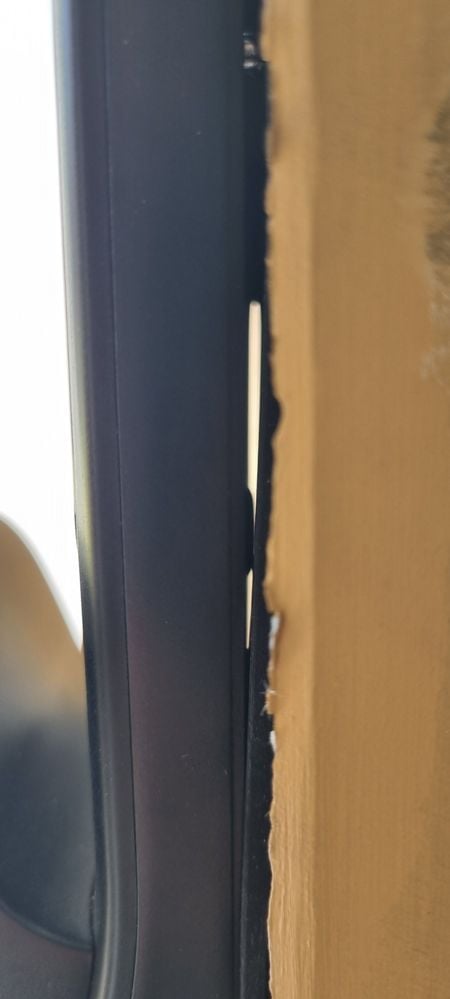 Cladding Caved How to repair damaged door cladding and seal gap? - Bunnings Workshop ...