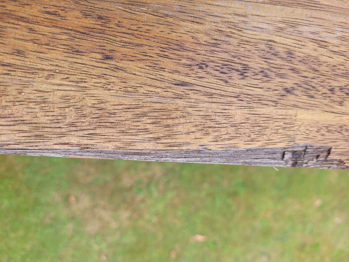 Damege Railing How to repair a damaged Merbau railing? - Bunnings Workshop community