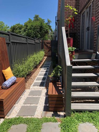 Side yard - Landscaping project - Bunnings Workshop community