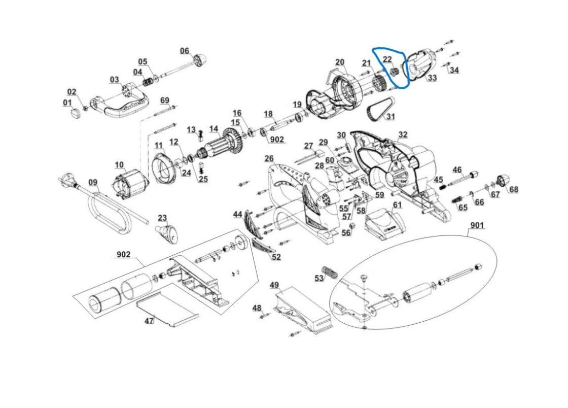 Parts diagram BSV-9000 4466238_21021_001.jpg Parts diagram BSV-9000 4466238_21021_001.jpg