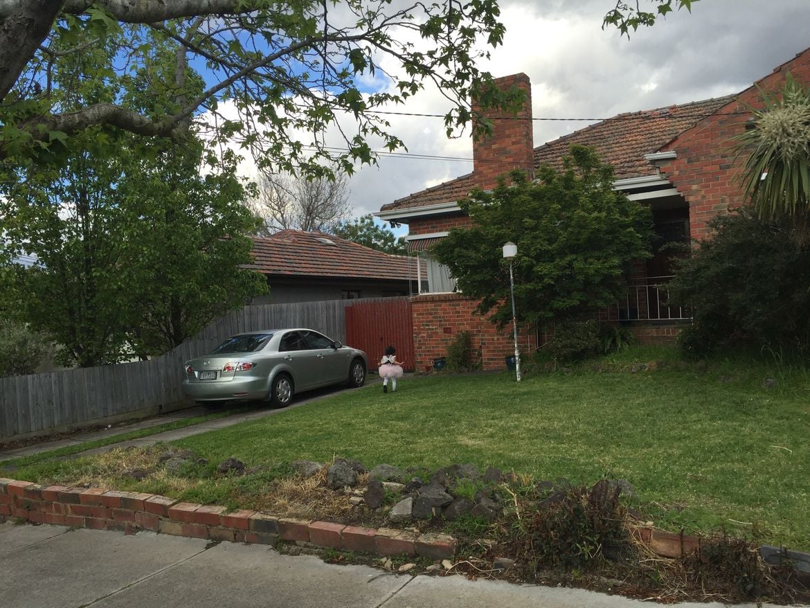 Broken front fence Broken front fence