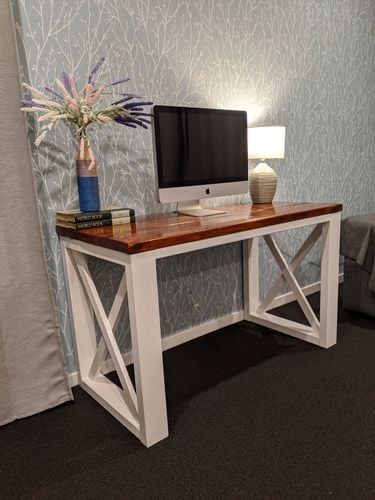 Rustic Computer Template Rustic computer desk - Bunnings Workshop community