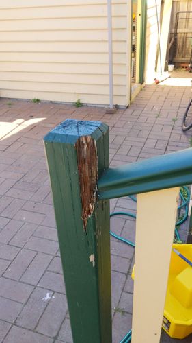 How to restore a rotted timber post? - Bunnings Workshop community