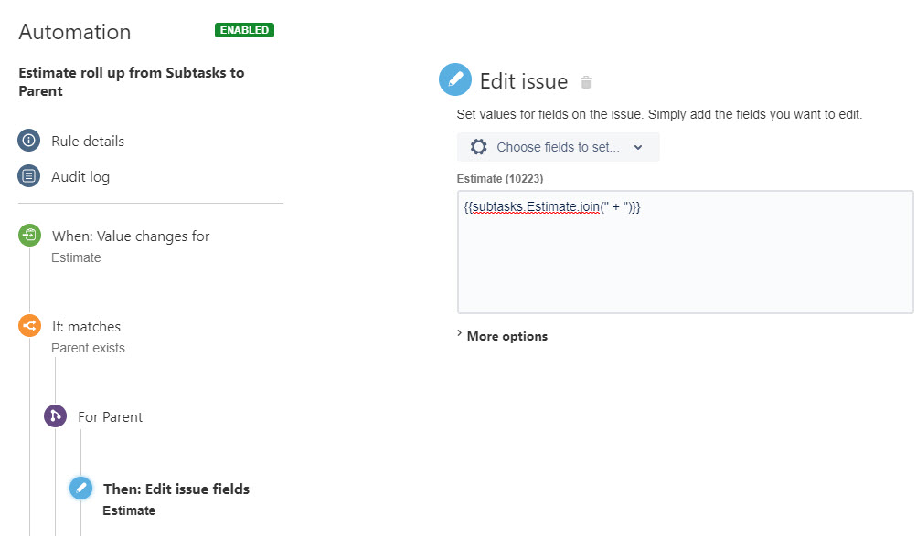Estimate field roll up via Project Automation Rule.jpg Estimate field roll up via Project Automation Rule.jpg