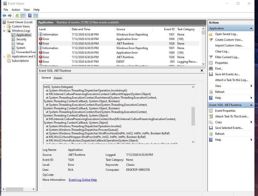 .Net Runtime error2 source tree.png .Net Runtime error2 source tree.png