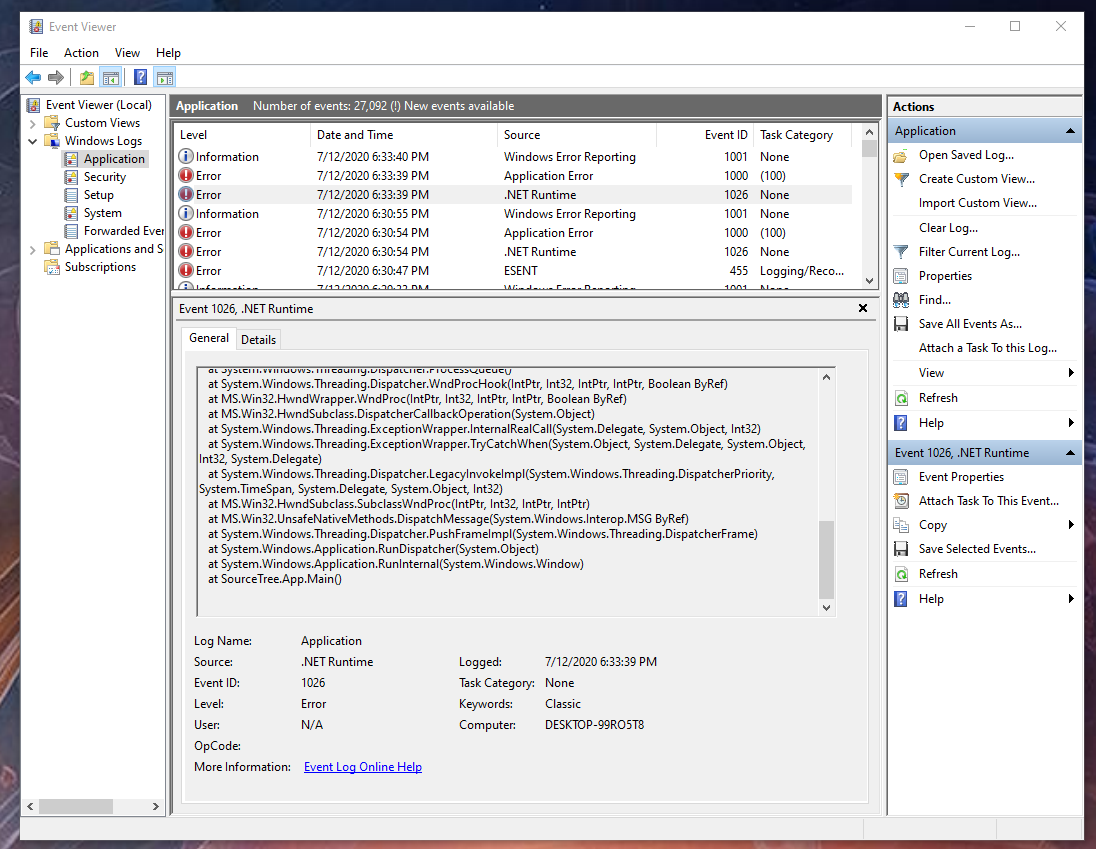 .Net Runtime error3 source tree.png .Net Runtime error3 source tree.png