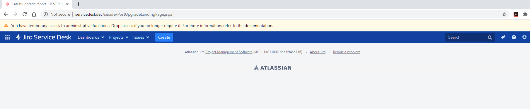 Upgrade Report page.png Upgrade Report page.png