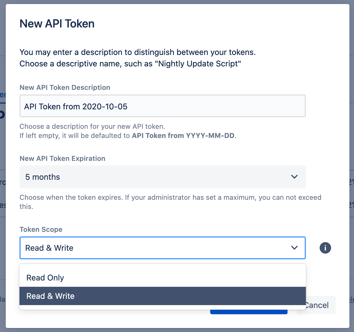 Create a token with a read & write scope.png Create a token with a read & write scope.png