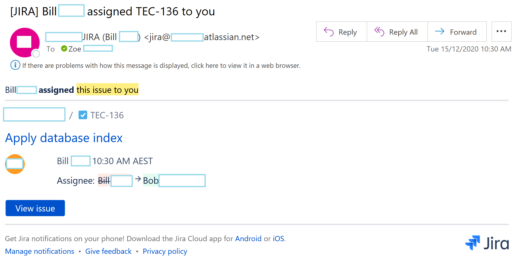 Jira 'assigned to you' email.png Jira 'assigned to you' email.png