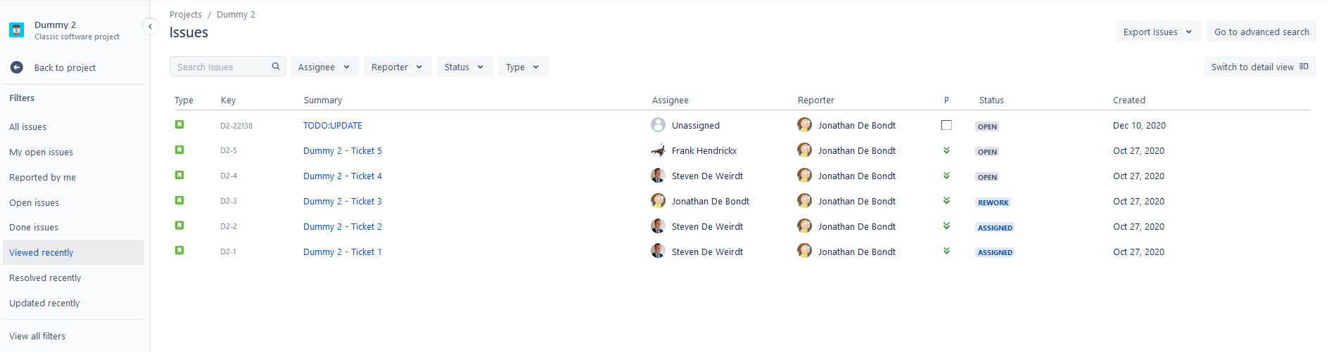 JIRA standard filters - Recently viewed.PNG JIRA standard filters - Recently viewed.PNG