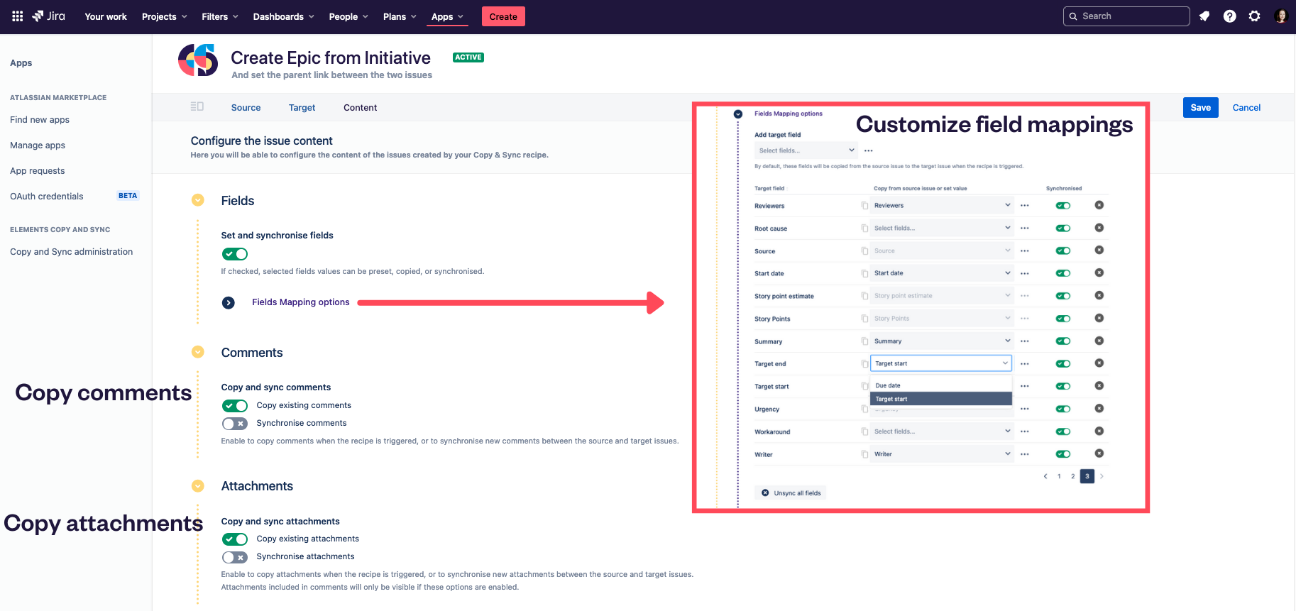 Field mappings for Elements Copy & Sync with Advanced Roadmaps.png Field mappings for Elements Copy & Sync with Advanced Roadmaps.png