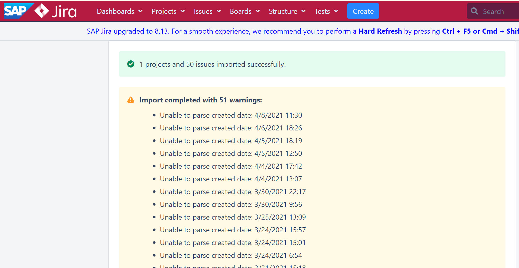 5- Unable to parse created date .PNG 5- Unable to parse created date .PNG