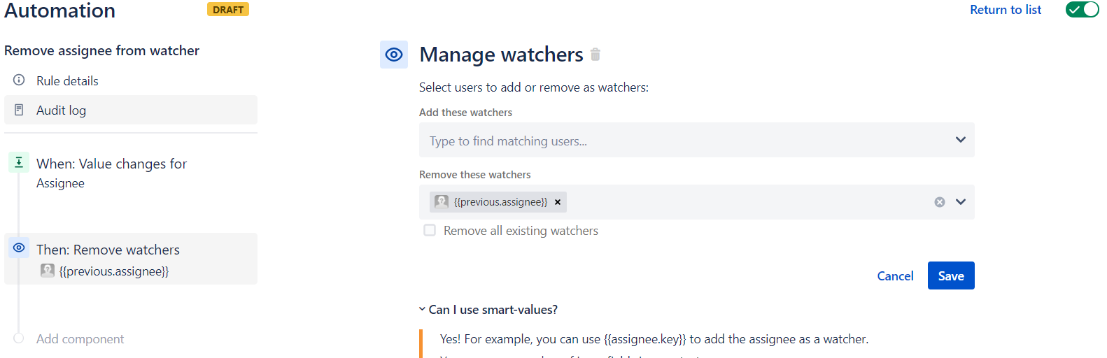 remove watcher automation.PNG remove watcher automation.PNG